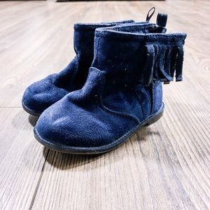 Crazy 8 Blue Toddler Booties
